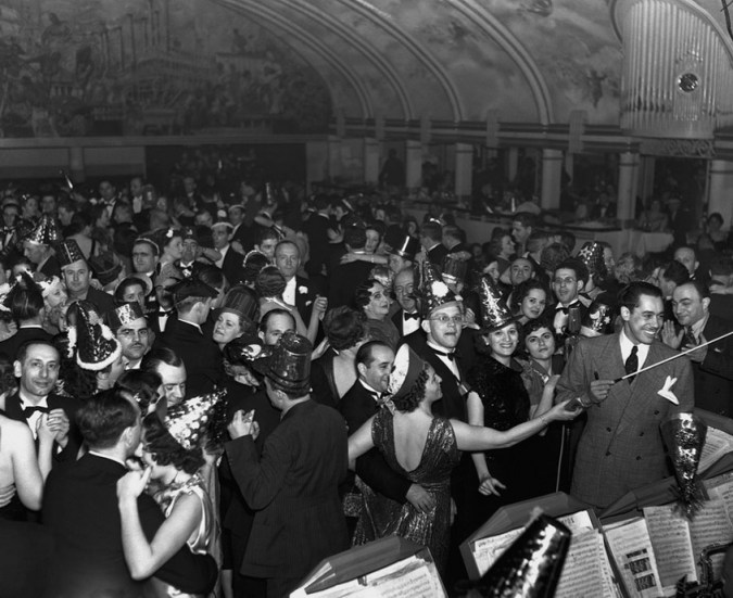Cab Calloway Leads Orchestra at New Year's Ball