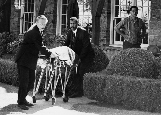 Coroners with Sharon Tate's Body