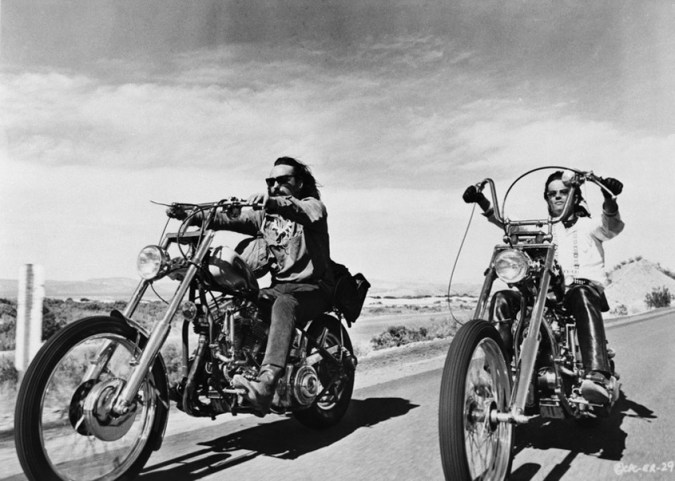 Dennis Hopper and Peter Fonda in Easy Rider