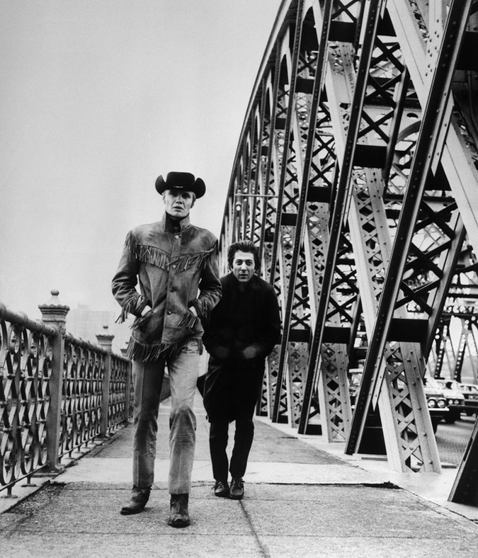 Jon Voight and Dustin Hoffman in Midnight Cowboy