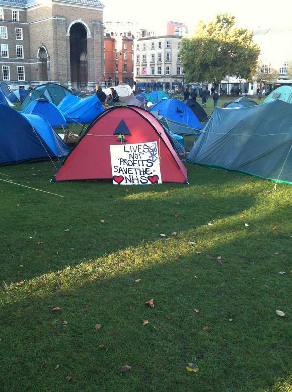 Occupy Bristol camp