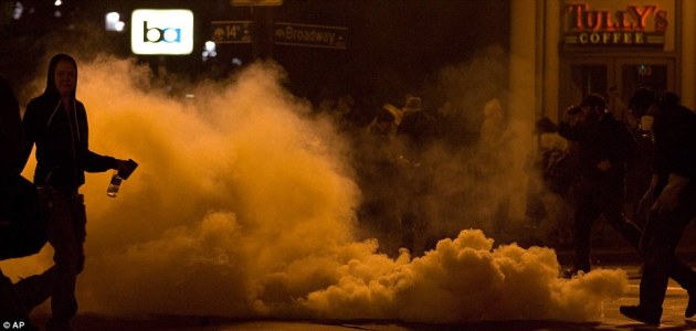 Occupy Oakland tear gas