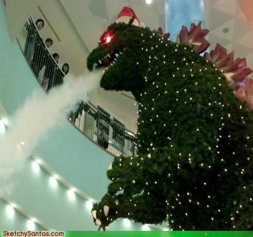 Godzilla Christmas Tree