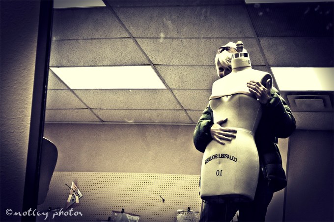 Photo Project 365 012212 My date with a mannequin