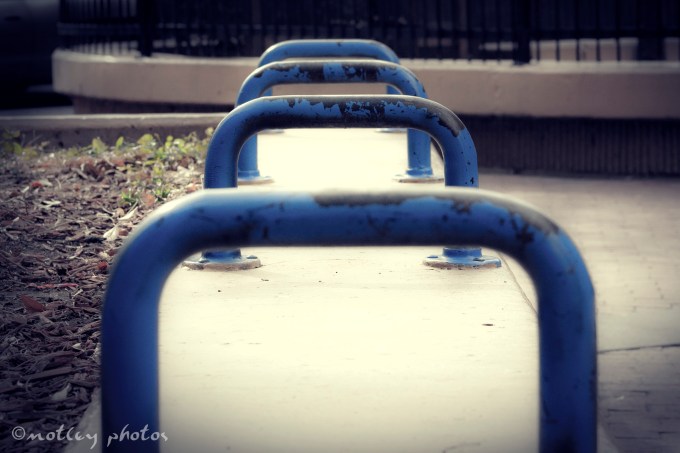Photo Project 365 013012 No sleeping allowed bars on downtown benches 4th St Albuquerque