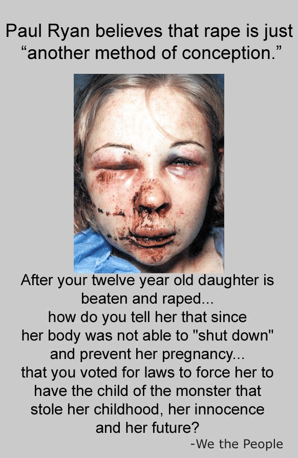 Paul Ryan rape is another method of conception