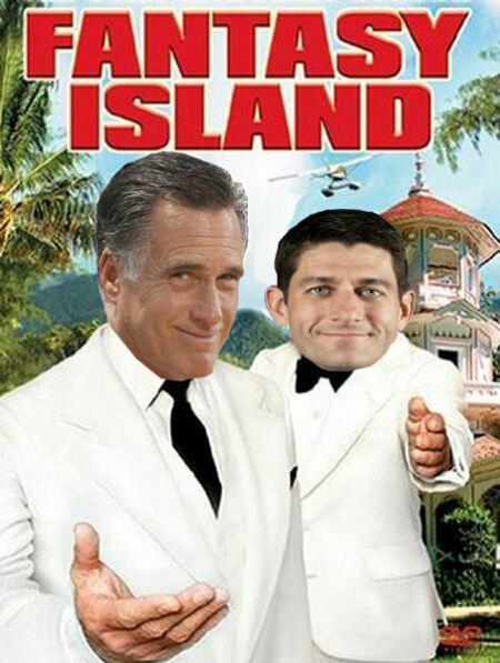 Romney and Ryan Fantasy Island