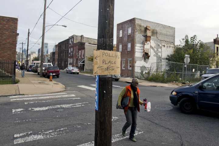 U.S. Citizens Head To The Polls To Vote In Presidential Election