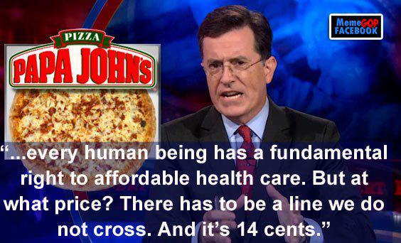 Papa John has to add 14 cents to cost of pizza to cover ObamaCare