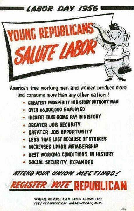 1950's Republican flyer
