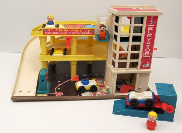 70b toys fisher price parking garage