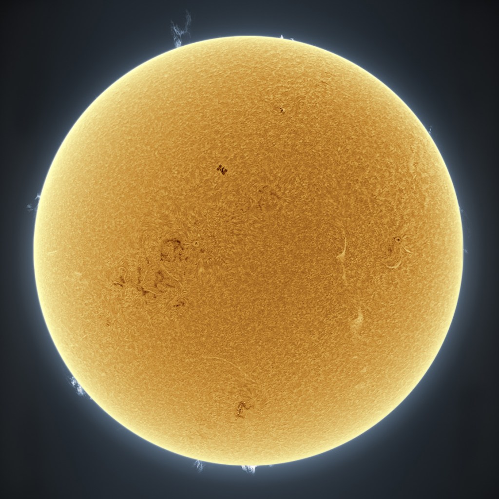 astrophotography sun photos 9 earth satellite ISS transit