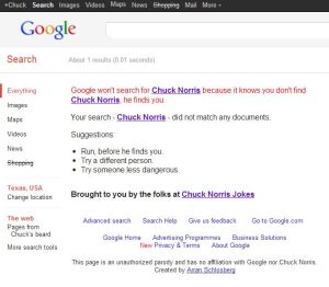 Google Chuck Norris