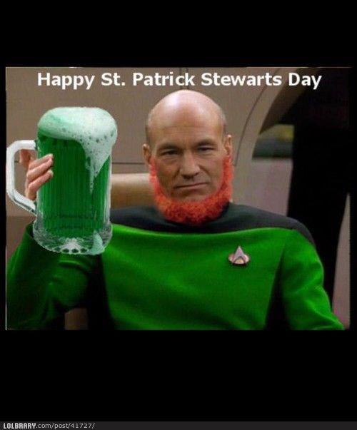 Happy St Patrick Stewart Day