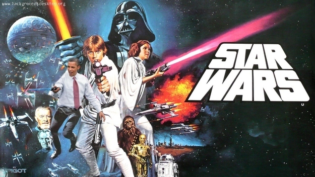 Obama Light Saber Ad Star Wars 2015