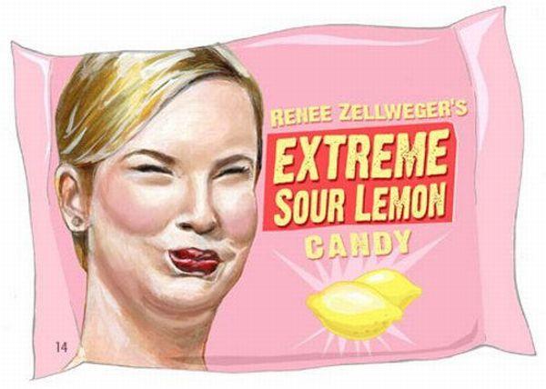 rene zellweger's sour lemon candy