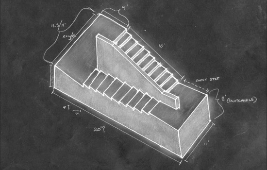escherian stairwell drawing