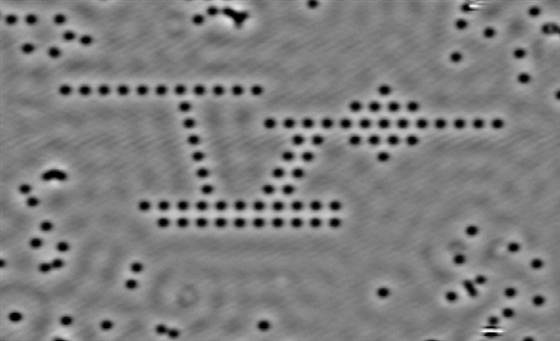 Star Trek Enterprise made with atoms