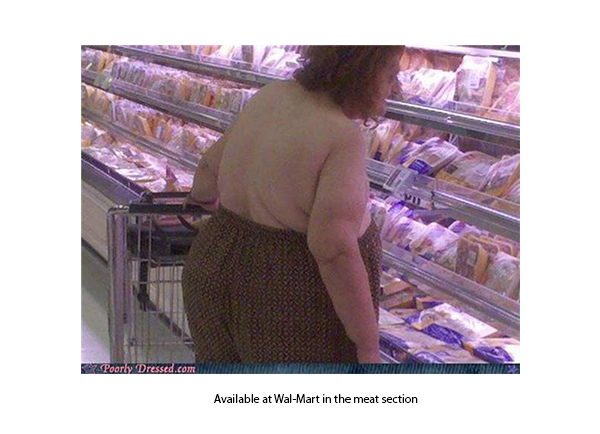 available at walmart boobs tucked in pants