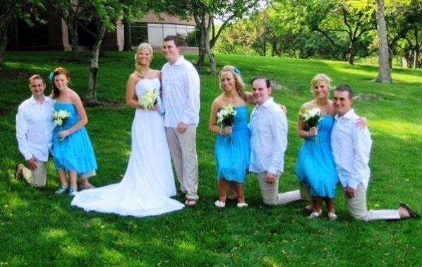 photos mess with mind short bridesmaids