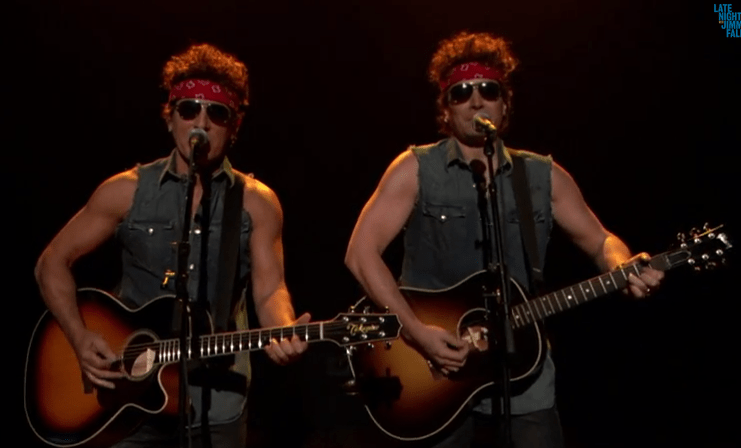 Springsteen-Jimmy Fallon-Gov. Christie Traffic Jam-Born To Run