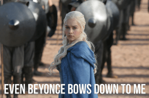 Game of Thrones meme.