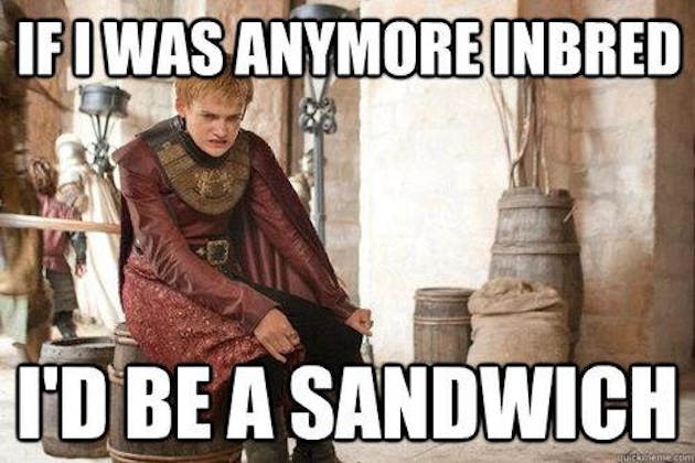 Game of Thrones meme.