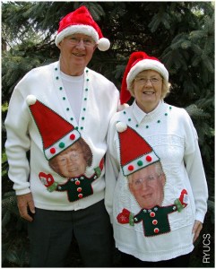 Ugly Christmas sweater.