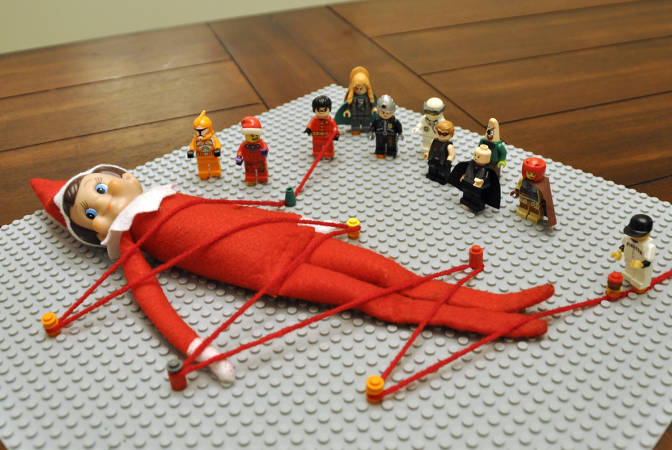Elf-on-a-Shelf version of Gulliver's Travels?