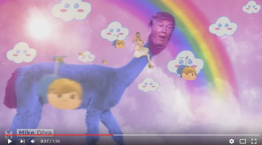 donald-trump-japanese-style-ad-fuzzy-dinosaur