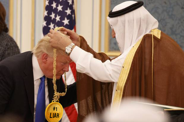Trump’s Saudi Arabia deal turns out to be his own fake&nbsp;news
