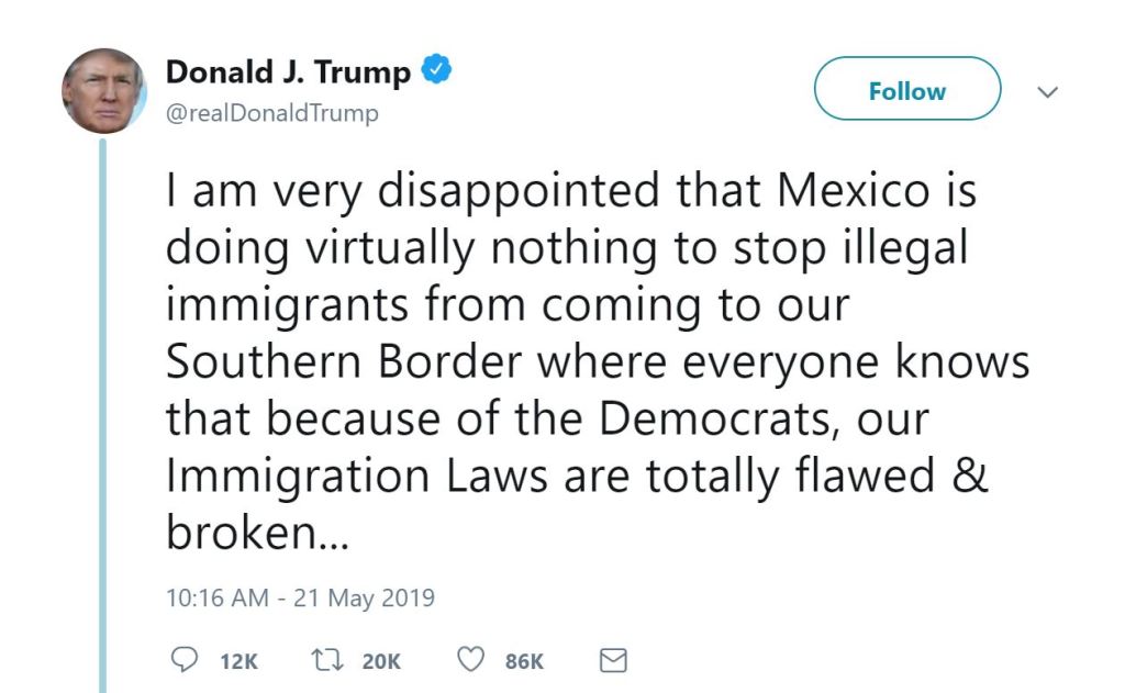 Which is it Trump? Is Mexico apprehending illegals? Or doing&nbsp;nothing?
