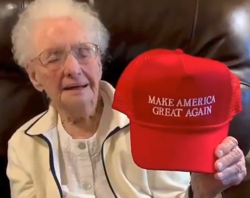 100 year-old Grandma Winnie “…impeach this&nbsp;SUCKER!”