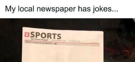 Local sports page during Coronavirus COVID-19&nbsp;quarantine