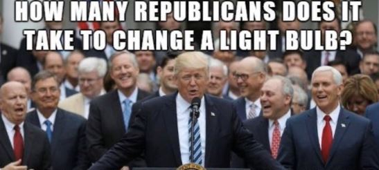 How many Republicans does it take to change a&nbsp;lightbulb?